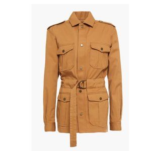 ZIMMERMANN Belted cotton-gabardine jacket - NEW